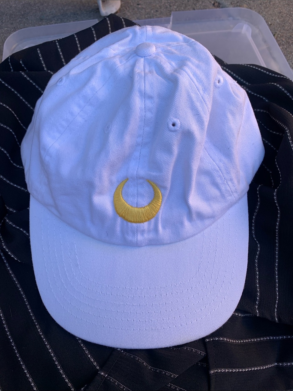 Sailor Moon Luna white cap/hat